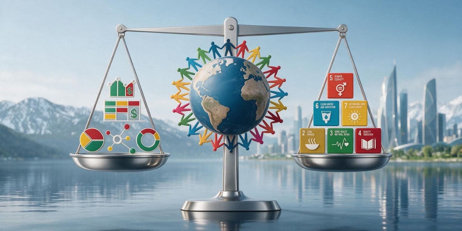 Balancing GDP and SDG